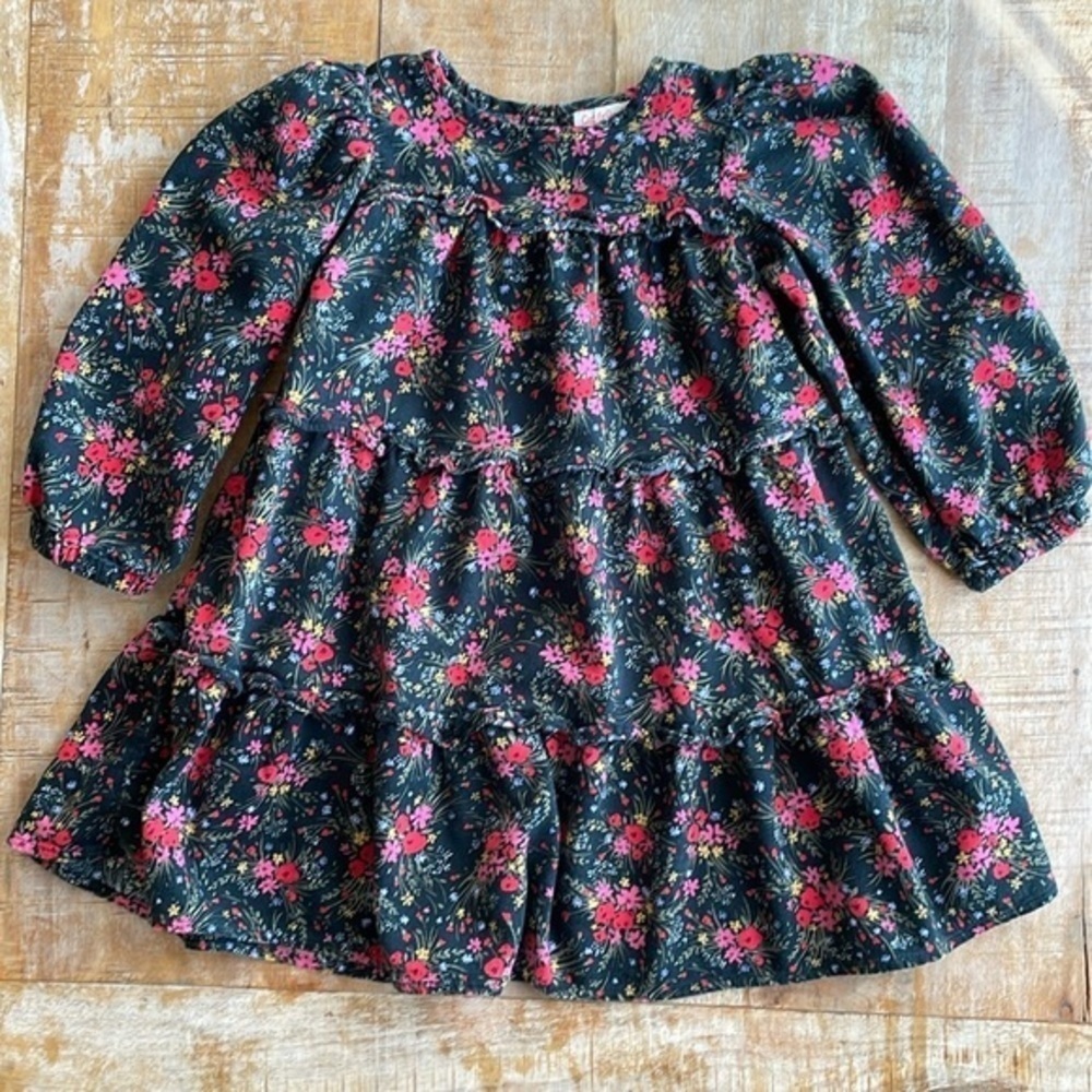 Cat & Jack girls floral dress size XS(4/5)